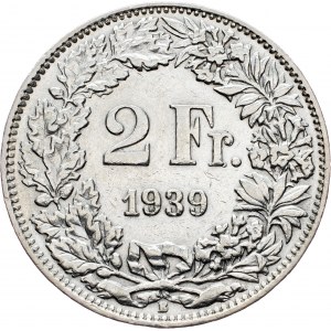 Switzerland, 2 Francs 1939, Bern