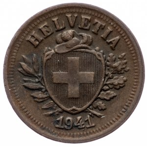 Switzerland, 1 Rappen 1941, Bern