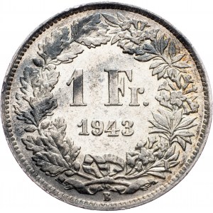 Switzerland, 1 Franc 1943