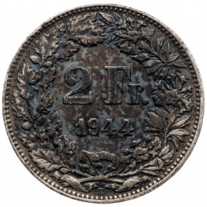 Switzerland, 2 Francs 1944, Bern