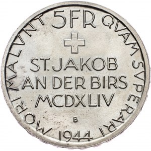 Switzerland, 5 Francs 1944, Bern