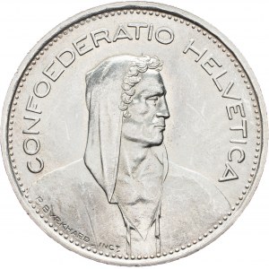 Switzerland, 5 Francs 1948, Bern