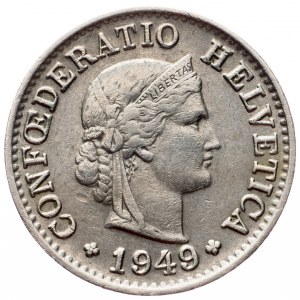 Switzerland, 5 Rappen 1949, Bern