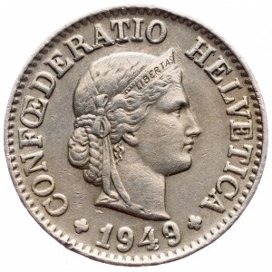Switzerland, 10 Rappen 1949, Bern
