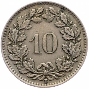 Switzerland, 10 Rappen 1950, Bern