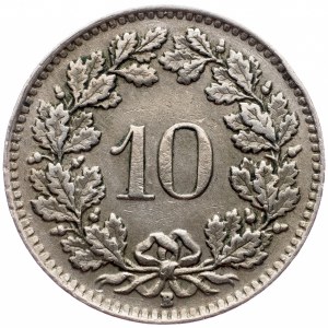 Switzerland, 10 Rappen 1950, Bern
