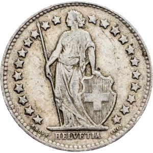 Switzerland, 1/2 Franc 1951