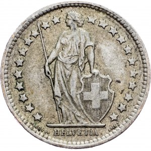 Switzerland, 1/2 Franc 1957