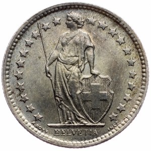 Switzerland, 1/2 Franc 1960, Bern