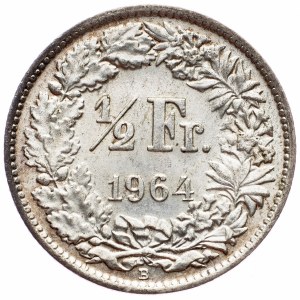 Switzerland, 1/2 Franc 1964, Bern