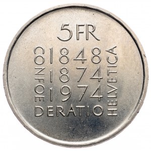Switzerland, 5 Francs 1974, Bern