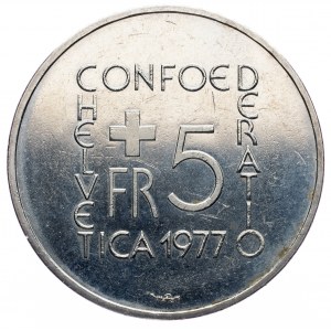 Switzerland, 5 Francs 1977, Bern