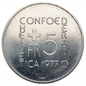 Switzerland, 5 Francs 1977, Bern