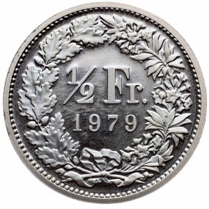 Switzerland, 1/2 Franc 1979, Bern