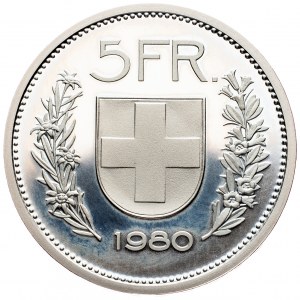 Switzerland, 5 Francs 1980, Bern