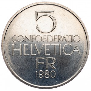 Switzerland, 5 Francs 1980, Bern
