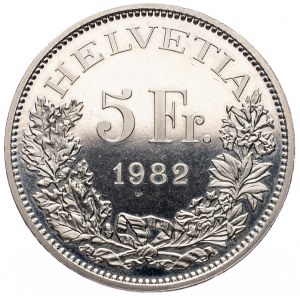 Switzerland, 5 Francs 1982, Bern