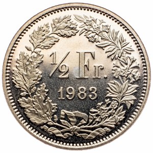 Switzerland, 1/2 Franc 1983, Bern