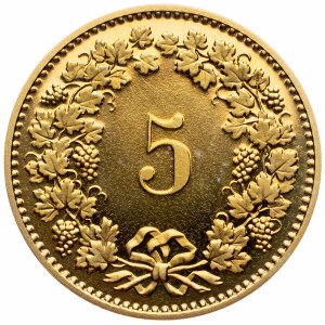 Switzerland, 5 Rappen 1984, Bern