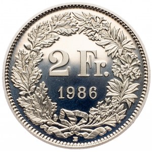 Switzerland, 2 Francs 1986, Bern
