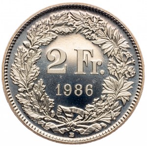 Switzerland, 2 Francs 1986, Bern