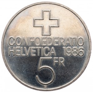 Switzerland, 5 Francs 1986, Bern