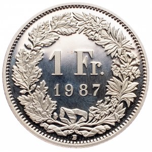 Switzerland, 1 Franc 1987, Bern