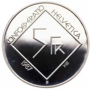 Switzerland, 5 Francs 1987, Bern