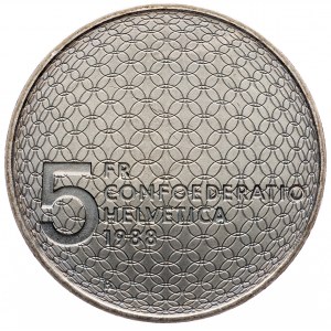 Switzerland, 5 Francs 1988, Bern