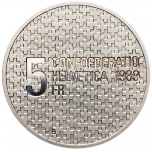 Switzerland, 5 Francs 1989, Bern