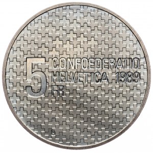Switzerland, 5 Francs 1989, Bern