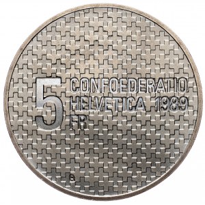 Switzerland, 5 Francs 1989, Bern