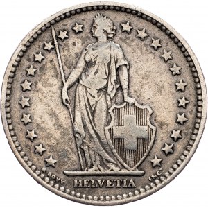 Switzerland, 2 Francs 1904 B