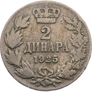 Yugoslavia, 2 Dinara 1925