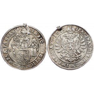 Heinrich Schlick, 1/2 Thaler 1627, Planá