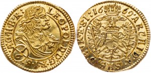 Leopold I., 1/6 Dukat 1669, SHS (Breslau)