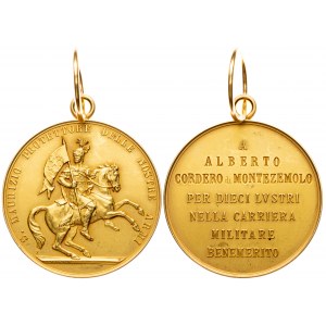 Alberto Cordero di Montezemolo, Massive Gold Medal, O. Ferraris