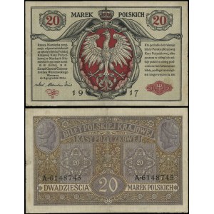 Poland, 20 Polish marks, 9.12.1916