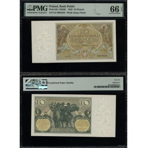 Poland, 10 zloty, 20.07.1929