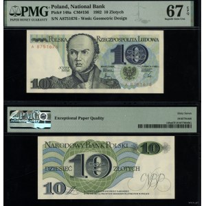 Polska, 10 złotych, 1.06.1982