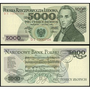 Poland, 5,000 zloty, 1.12.1988