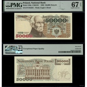 Poland, 50,000 zloty, 16.11.1993