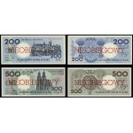 Polska, komplet nieobiegowych banknotów z serii miasta polskie, 01.03.1990