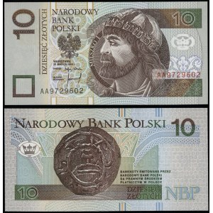 Polska, 10 złotych, 25.03.1994