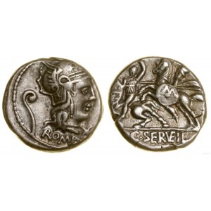 Republika Rzymska, denar, 127 pne, Rzym