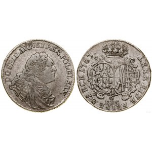 Poland, 1/6 thaler (4 pennies), 1763 EDC, Leipzig