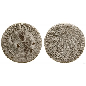 Ducal Prussia (1525-1657), penny, 1539, Königsberg