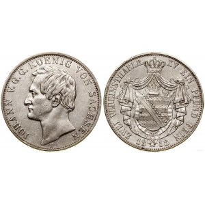 Germany, two-dollar = 3 1/2 guilders, 1858 F, Dresden