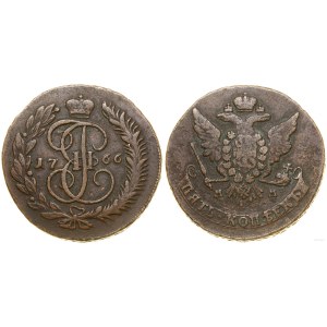Russia, 5 kopecks, 1766 MM, Moscow