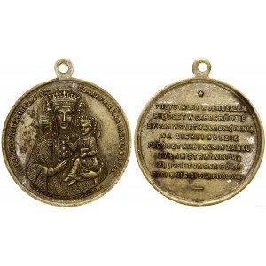 Polen, Medaille zum 500. Jahrestag der Niederlegung der Ikone der Muttergottes von Tschenstochau in Jasna Gora, 1882